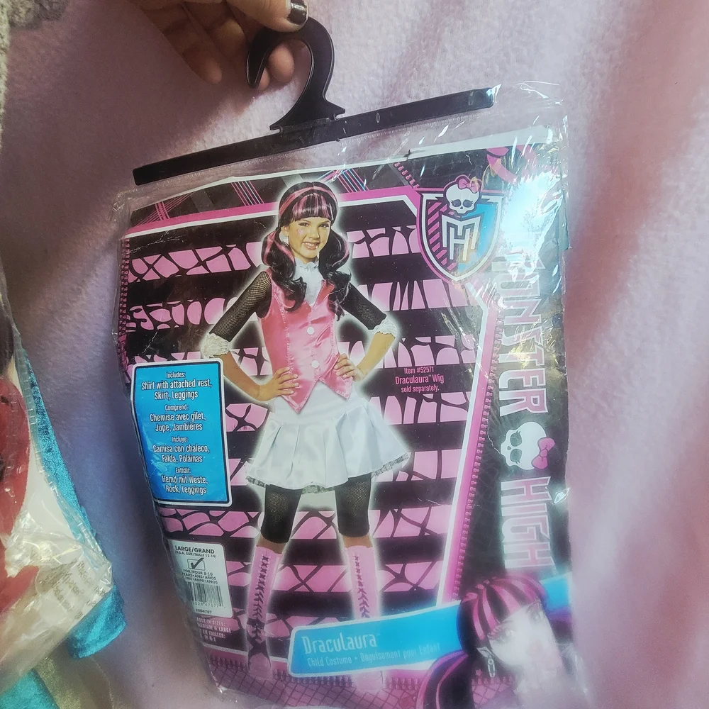 Pink and Silver Kids Costume